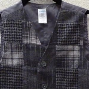 Gymboree Shirts & Tops - Gymboree Festive Holidays Grey Patchwork Vest 7-8 Gymboree Shirts & Tops - Gymboree Festive Holidays Grey Patchwork Vest 7-8